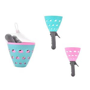 Catch Ball Game Interactive Entrenamiento al aire libre Deportes Lanzador Cestas Juguetes 2 bastidores y 5 bolas - Product Image 2