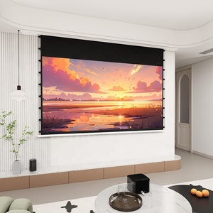Pantalla de Cine Eléctrica Seeball de 100 Pulgadas 16:9, Pantalla de Techo Oculta Electrónica, Control RF, Tela de PVC Blanca, Montaje en Techo - Product Image 2