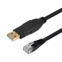 Nuevo Cable de Consola USB FTDI de 1.8m (6 pies) 2026, Adaptador Serial USB 2.0 RJ45 FT232RL, Cobre Puro, Chapado en Oro, Blindaje Trenzado, Cubierta de PVC