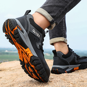 Chaussures de sécurité tendance pour hommes, baskets de travail à embout <span class=keywords><strong>d</strong></span>'acier, confortables avec coussin <span class=keywords><strong>d</strong></span>'air, bottes de chantier anti-écrasement industrielles - Product Image 6