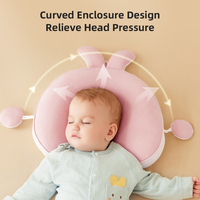 Oreiller de protection pour bébé, en coton polyester, oreiller de protection pour nouveau-né, coussin de sommeil pour nourrissons de 0 à 1 an