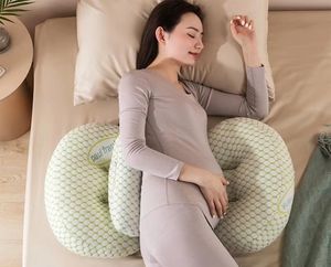 Polyvalent Corps Complet Réglable Taille Amovible Tapis de Grossesse Pur Coton Polyester <span class=keywords><strong>Coussin</strong></span> Doux Oreiller de Maternité - Product Image 2