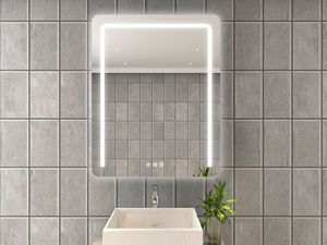 <span class=keywords><strong>Miroir</strong></span> intelligent de <span class=keywords><strong>douche</strong></span> à led personnalisé, anti-brouillard, <span class=keywords><strong>avec</strong></span> écran tactile, pouces - Product Image 2