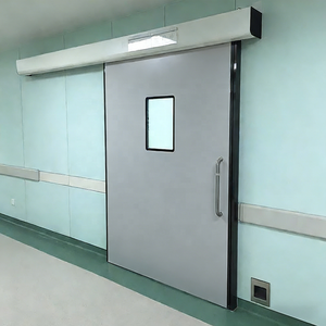 <span class=keywords><strong>Puerta</strong></span> Corredera Hermética Automática de Acero Inoxidable con Protección de Plomo <span class=keywords><strong>para</strong></span> Radiología en Cuartos Limpios de Hospitales con Acabado Moderno - Product Image 1
