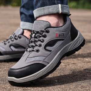 JIANKUN Zapatos de Seguridad Personalizables de Malla Transpirable con Puntera de Acero Ancha, Antipinchazos, CE/UKCA, Unisex, para Primavera/Verano - Product Image 4