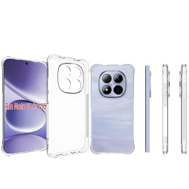For Xiaomi Redmi Note 15 Pro Plus 5G 4G Transparent Tpu Corner Shock Proof Case Housing