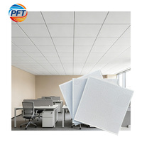 Placas de Techo Cuadradas Modernas de PVC, Insonorizadas e Ignífugas, Ideales para Apartamentos, Centros Comerciales, Hoteles, Hospitales, Gimnasios, Talleres, Supermercados y Restaurantes