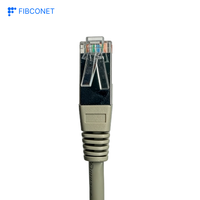 Câble Ethernet FIBCONET EMI 0,5m-50m, câble de raccordement réseau Cat5e avec blindage en feuille d'aluminium, 1000 Mbps
