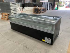 Petite fenêtre, porte en verre push-up, éclairage LED, <span class=keywords><strong>réfrigérant</strong></span> R290, crème glacée de grande capacité, congélateur à îlot combiné - Product Image 5