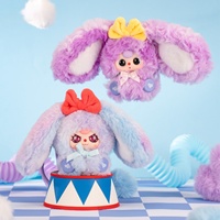 Figurines en peluche de la série Alice Rabbit Town Original Baby Three, mini-poupées, jouets porte-clés Bb3, boîte mystère