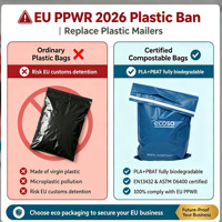 Sacs en plastique auto-adhésifs en gros, sacs d'emballage mats, sacs d'expédition pour vêtements, sacs pour t-shirts, sacs recyclables en polyéthylène pour maillots de bain