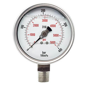 Venda Direta Da Fábrica <span class=keywords><strong>400</strong></span> <span class=keywords><strong>Bar</strong></span> Personalizado LOGO Manômetro Manômetros - Product Image 1