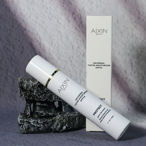 AiXin - Protector <span class=keywords><strong>Solar</strong></span> <span class=keywords><strong>Hidratante</strong></span> <span class=keywords><strong>con</strong></span> <span class=keywords><strong>Color</strong></span>, 50 ml, Protección UVA/UVB, Ácido Hialurónico, FPS 46, Base de Maquillaje - Product Image 5