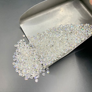 มอยส์ซาไนต์เม็ดเล็ก ทรงกลม ไม่มีสี VVS1 คุณภาพเยี่ยม สำหรับทำเครื่องประดับเพชรแบบสั่งทำ 1.0 กะรัต/ถุง - Product Image 1