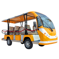 Petit bus touristique électrique à 4 roues pour le transport de passagers en ville, à vendre