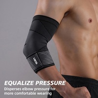 VBOSi 2037 Bandes de protection pour les coudes personnalisées avec logo, certifiées BSCI CE ISO FDA, protection flexible pour la musculation