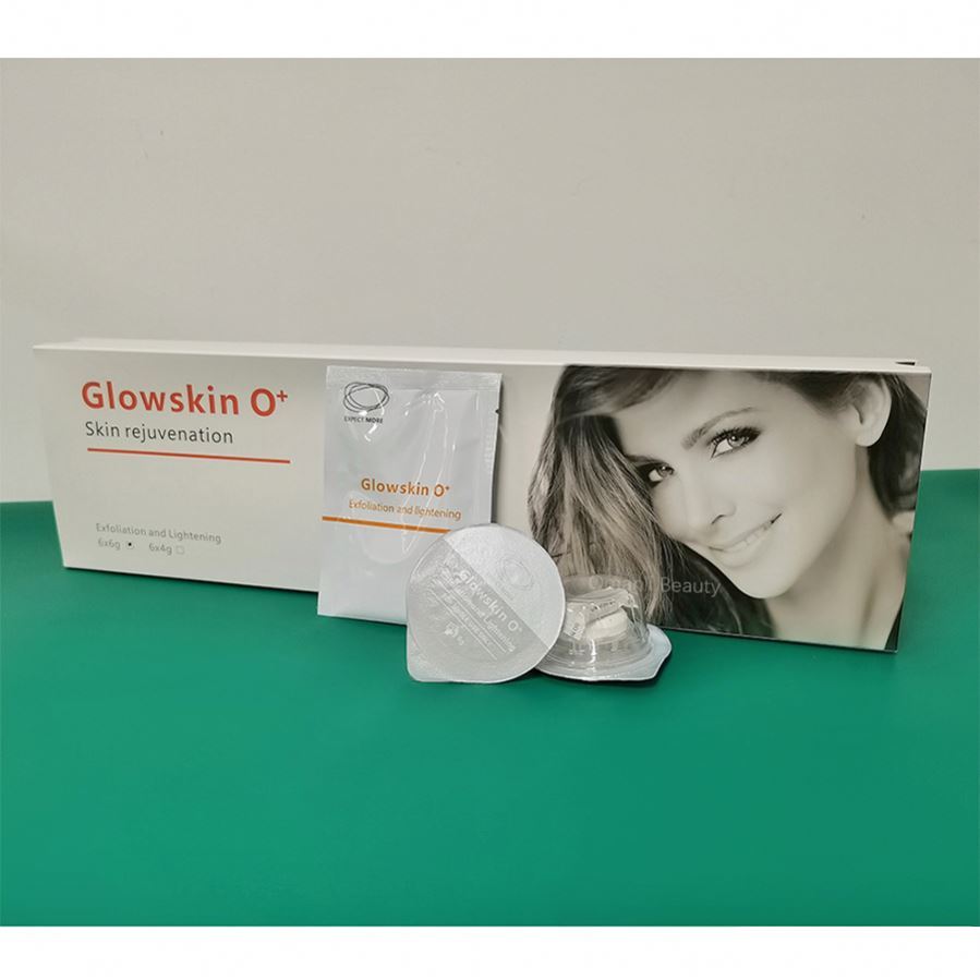 2023 набор омоложение кожи отбеливание кожи капсулы и гель очистка Glowskin O + кислородный гель