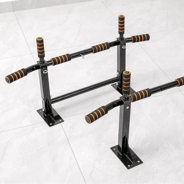 Foldable Adjustable Wall Mount Indoor Pull up Bar Durable Home Fitness Equipment Multifunctional for Strength Training
