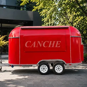 Carrito de Comida Móvil para Negocios, Estándar Europeo, para Restaurantes al Aire Libre, Hot Dogs, Papas Fritas, Servicio de Catering - Product Image 1