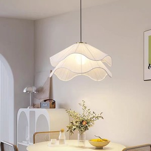 Lámpara Colgante Anna de 800 mm con Diseño de Pétalos Transparentes, E27, de Una Sola Cabeza, para Sala de Estar o Dormitorio - Product Image 4