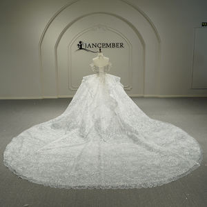 Robe de mariée bouffante en cristal Sweetheart Crystal Puffy de Jancember GT26009 pour femmes - Product Image 4