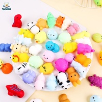Venta al por mayor de juguetes blandos mini de animales Mochi Squishy, lindos y pequeños, juguetes antiestrés para apretar, juguetes sensoriales para aliviar el estrés.