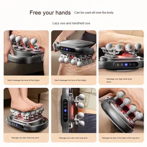 Masseur musculaire de pistolet Fascia de qualité professionnelle 8 16 têtes marteau de relaxation transfrontalier du corps entier pour colonne cervicale inclus - Product Image 5