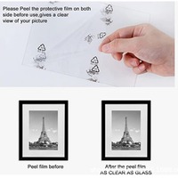 Disesuaikan 4x6 5x7 8x10 9x12 A4 A3 hitam meja dinding gantung Pvc plastik Mdf Gambar kayu bingkai foto untuk dekorasi rumah