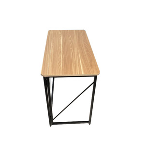 Bilgisayar masası ofis masaları oyun dizüstü çalışma Metal ahşap katlanır masa - Product Image 2
