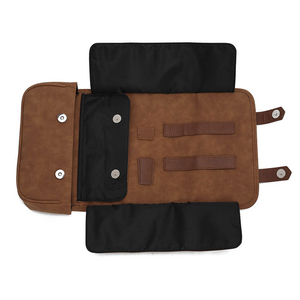 Estuche de Cuero PU de Alta Gama para Tijeras de Peluquería, Color Marrón, para Estilistas - Product Image 6