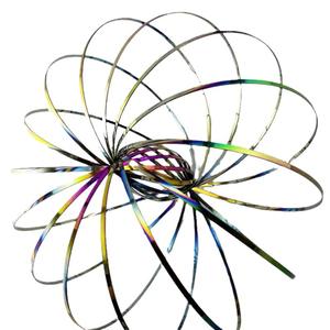 Zelfgemaakte metalen armband in dezelfde stijl, creatieve rekwisieten, decompressie-oefening, draadring, groothandel vanuit de fabriek - Product Image 4