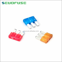 Littelfuse Original 32V Micro3 Mini fusible de hoja de automóvil para Ford Focus Mondeo JEEP 3A 5A 7.5A 10A 15A