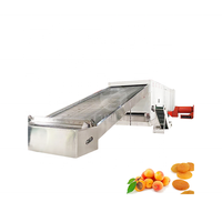 Sécheur de fruits à bande en maille automatique en acier inoxydable personnalisé, déshydrateur alimentaire, machine à sécher les abricots, les prunes, les pruneaux
