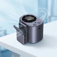 Caja de regalo con el mejor valor de calidad, mini ventilador de alta potencia con batería, mini soplador de aire con batería, ventilador personal con clip para cinturón, ventilador portátil para enfriamiento.