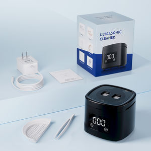 Portable 45000Hz ménage silencieux 200Ml Uv automatique bijoux rinçage retenue nettoyeurs de prothèses dentaires à ultrasons - Product Image 4