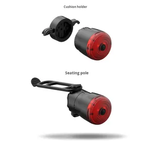 Thông Minh Phanh Cảm Biến Xe Đạp Ánh Sáng Không Thấm Nước Đèn Type-C Có Thể Sạc Lại An Toàn Cảnh Báo Đi Xe Đạp Đuôi Ánh Sáng Xe Đạp Leo Núi Phía Sau Ánh Sáng - Product Image 5