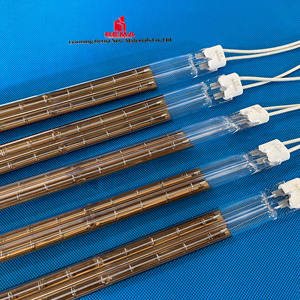 Tube chauffant en quartz infrarouge à économie <span class=keywords><strong>d</strong></span>'énergie <span class=keywords><strong>au</strong></span> <span class=keywords><strong>meilleur</strong></span> prix pour tunnel de séchage à infrarouge, sécheuse à convoyeur pour sérigraphie - Product Image 2