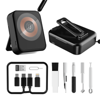 Great Roc CK03 nouvelle station de charge magnétique kit de voyage tout-en-un kit de câble miroir et kit de nettoyage boîte de rangement au design exclusif