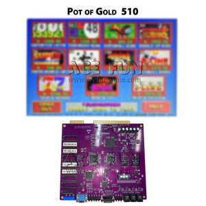 Macchina da Gioco Pot <span class=keywords><strong>O</strong></span> Gold Non-Skill con PCB 510/550/595, Giochi a Moneta con Touchscreen, 16 Giochi, Cabinet in Metallo, Versione Inglese - Product Image 2