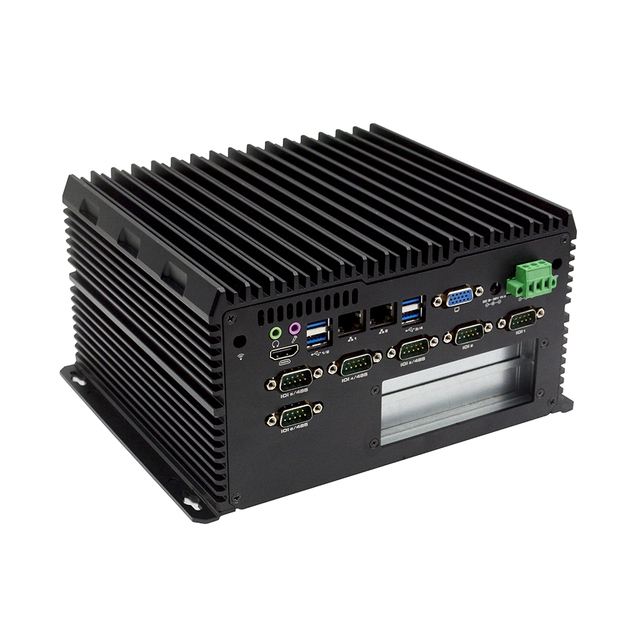 Dual Core X86 Embedded Computer Barebone System Mini Fanless Industrial Pc in Stock
