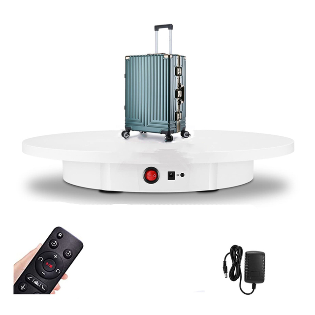 KAMPHO 20/30/42/52/60cm Small Large Rechargeable Rotating Display Stand, 50/80kg Max Load Electric Photography Turntable
