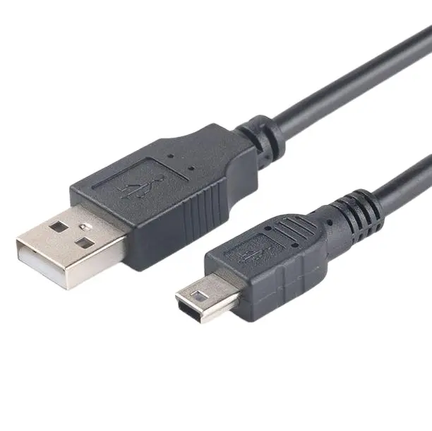 USB to mini5P trapezoidal port data cable to USB2.0 to T-port V3 mini hard disk cable