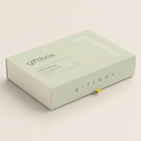 Coffret Cadeau de Masques en Tissu de Luxe Personnalisé en Carton Rigide avec Insert à Compartiments pour Ensemble de 5 Masques OEM