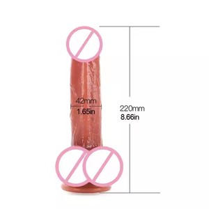 17cm Inserted Wholesale Male Dildo Großer flüssiger Silikon dildo für Anal Play Teil des Dildo Genres für Frauen Penis Mastur bator - Product Image 3
