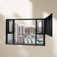 Puertas y Ventanas de Aluminio con Doble Acristalamiento y Aislamiento de Doble Capa, Aislamiento Acústico y Conservación del Calor, Personalizables