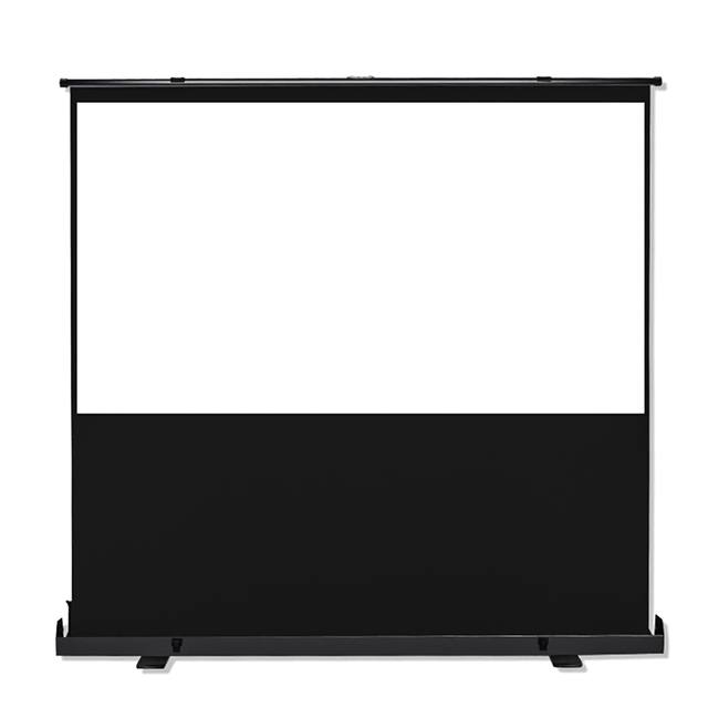 100Inch 16:9 Portable Projector Screen Manual Pull Projection Stand Fiberglass 4K HD Anti Light 178 Viewing Angle