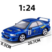 Modèle de voiture de sport en métal moulé sous pression Maisto 1:24 Impreza WRX STI de haute qualité, véhicule en alliage, jouet de collection, cadeau