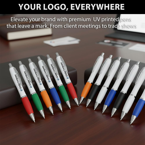 Bolígrafo de Plástico con Logotipo Personalizado del Fabricante, Punta de 1.0 mm, Tipo Deportivo, Bolígrafo Promocional Publicitario con Logotipo Personalizado - Product Image 3