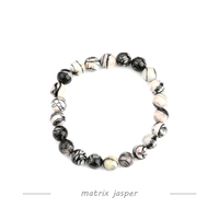 Bracelet en pierres précieuses naturelles pour femmes, 8mm, 1 pièce, en cristal extensible, pour la guérison, vente en gros