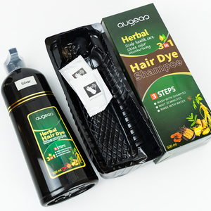 Champú Tinte Permanente para el Cabello Negro Augeas - Product Image 6